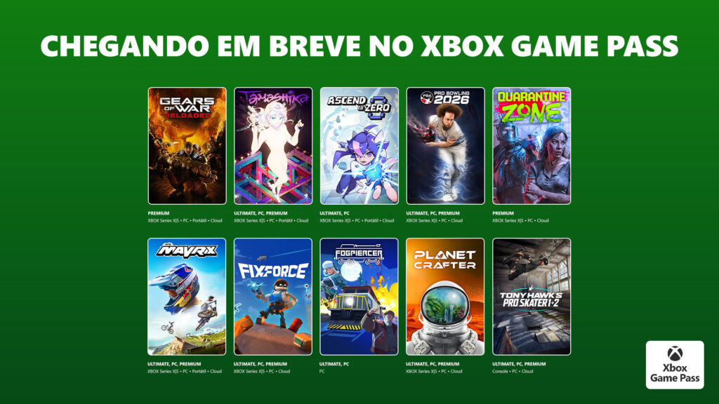 Xbox Game Pass recebe Gears, Palworld e Tony Hawk's em julho 2 Xbox Game Pass