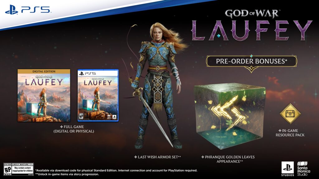 God of War Laufey abre pré-venda em 29 de setembro com novas edições 2 God of War Laufey