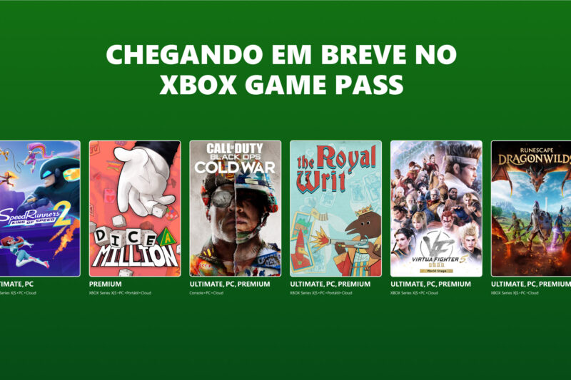 Xbox Game Pass recebe grandes jogos em setembro; confira as novidades