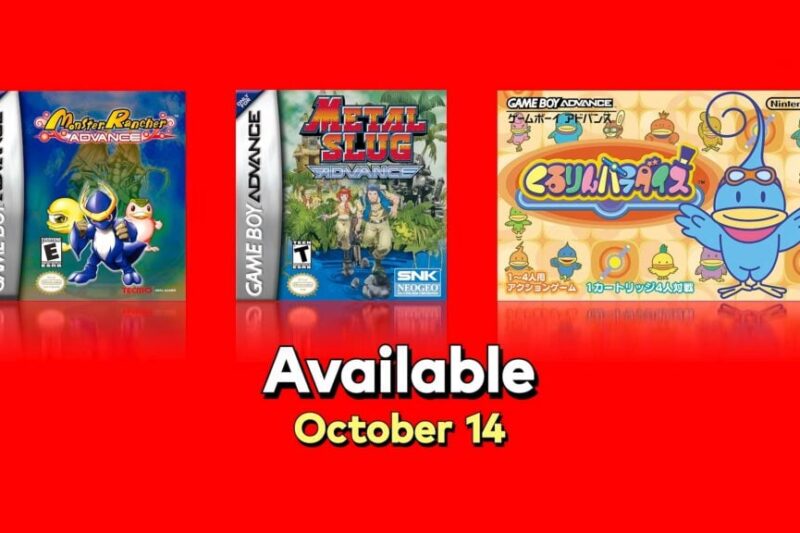 Nintendo Switch Online adiciona três clássicos de Game Boy Advance ao catálogo