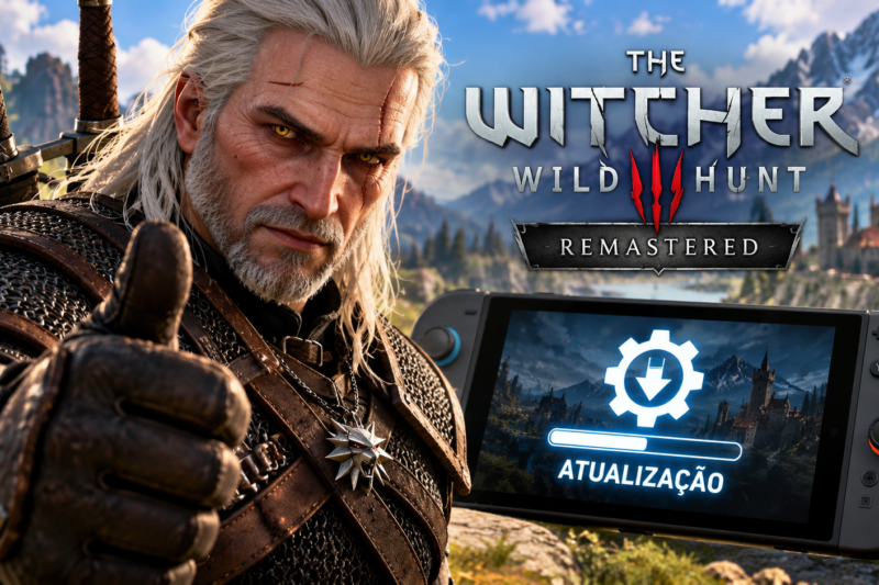 The Witcher 3 recebe atualização no Switch 2 com melhorias gráficas