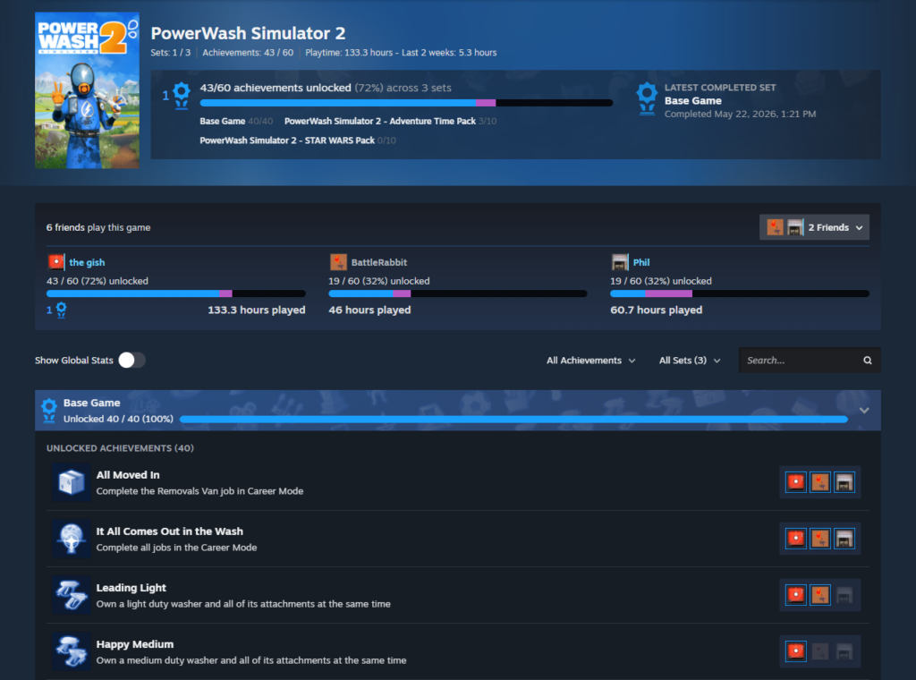 Steam anuncia Achievement Sets para organizar conquistas e facilitar a conclusão de jogos 2 Achievement